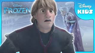 🌨️ Kristoffs Quest to Save Anna  Frozen  Disney Kids [upl. by Jangro]