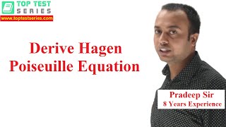 Derivation of Hagen Poiseuille Equation in Hindi Fluid Mechanics Lectures in Hindi [upl. by Marcelo569]