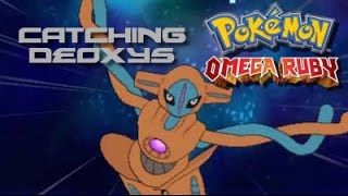 Pokemon Omega Ruby How to Catch Deoxys [upl. by Ruggiero410]