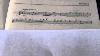 Violin Grade 4 Sight Reading No 5 Allegro moderato [upl. by Moncear]