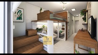 How We Design the 28 sqm Studio Unit Tropical Escape condolivingph fromdylivingph smallspaces [upl. by Eniamrehs]