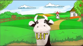 The ur song  Moo Cow Phonics [upl. by Lelith]