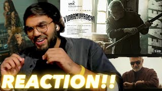 Vidaamuyarchi Teaser Whattaa Production Value  REACTION [upl. by Alleirbag56]