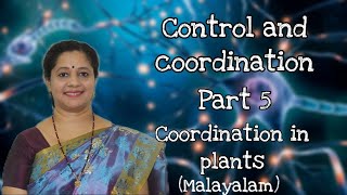 Class10 Control and Coordination Part 5 Coordination in plants Malayalam [upl. by Dorelle]