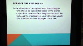 14 Cosmetology Principles of Hair Design THEORY for state board exam [upl. by Naaitsirhc582]