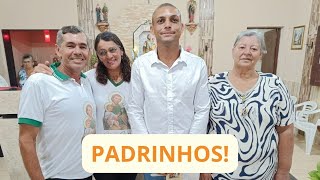 TIVEMOS O PRIVILÉGIO DE SER CONVIDADOS PARA SERMOS PADRINHOS [upl. by Woehick]