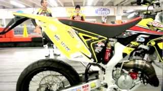 Offlimits Supermoto 2012  Suzuki 50 Valenti first test [upl. by Llerral]