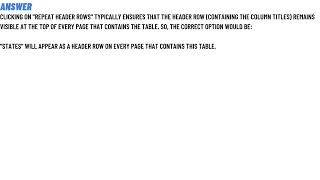 If you click on Repeat Header Rows what will happen [upl. by Eseuqram]