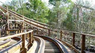 Joris en de Draak Efteling 1 juli 2010 Vuur Frontseat Onride [upl. by Carlene]