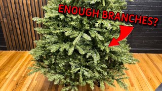 National Tree Company Dunhill Fir Artificial Christmas Tree  Review [upl. by Yrolg]