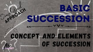 TOPIC 3 BASIC SUCCESSION  Concept and Elements of Succession [upl. by Llenrub]