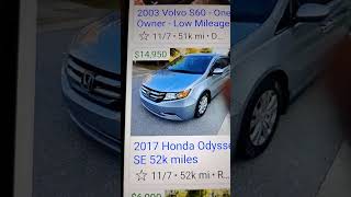 2017 Honda Odyssey 52k 14950 nice van [upl. by Sivraj402]