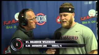 SAMFORD FOOTBALL VS WCU RECAP 11 8 14 [upl. by Hayotal937]