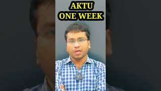 ONE Week is Left in AKTU Exam I GATEWAY CLASSES I AKTU [upl. by Kirk]