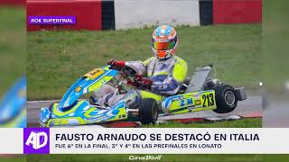 Karting Fausto Arnaudo fue sexto en Italia por la Rok Superfinal [upl. by Neirrad]