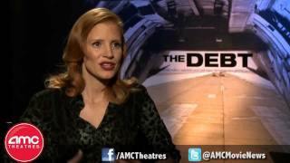 Jessica Chastain Talks THE DEBT With AMC [upl. by Submuloc338]