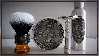 🌳💈Saponificio Varesino Argania Shaving Soap 43 Base Saponificio Varesino Argania Aftershave Balm💈🌳 [upl. by Nashoma]