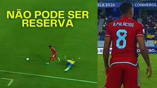 JOIA DA COLÔMBIA BRAHIAN PALACIOS ENTROU VOANDO NA SEGUNDA ETAPA  Brahian Palacios vs Brasil [upl. by Harvey348]