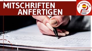 Mitschriften anfertigen  Tipps und Tricks für die Oberstufe [upl. by Yenduhc229]