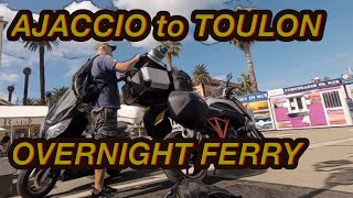 CORSICA  AJACCIO to TOULON  OVERNIGHT FERRY  2019 4 [upl. by Enicnarf]