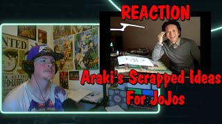 Arakis Scrapped Ideas For JoJo REACTION [upl. by Lerraf]