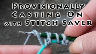 KnitTip Provisionally Cast On Your Knitting with Stitch Saver One of my favorite ways to cast on [upl. by Martella]