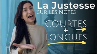 Exercice vocal la justesse sur les notes courtes et longues [upl. by Ardisj]