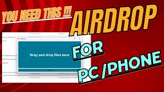 FINALLY AirDrop for PC Meet Maildrop – The Easiest Way to Send Files FAST 🔥💻 [upl. by Akinar]