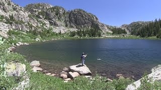 Fishing Wind Rvr Mntns Twin Lakes 3 of 7 [upl. by Afatsom]