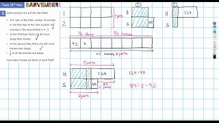 Bar Model solution to challenging word problem 15 Nov 2022 Barvember [upl. by Adolpho800]