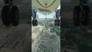 Most Beautiful Landing in Belgium Brussels Airport msfs2020 [upl. by Shaver]