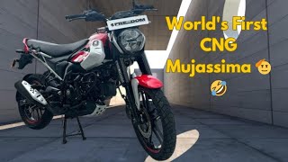 Worlds First CNG Mujassima By Bajaj  AutoTechInformative [upl. by Ardeth602]