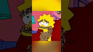 Lisas Face Swarmed by Bees 🤣😂simpsons shorts [upl. by Shulins]