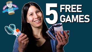 5 Great Games You Can Play for FREE  Free PnP Games [upl. by Helas6]