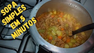 SOPA SIMPLES EM 5 MINUTOS [upl. by Ihtak]