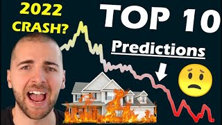 My TOP 10 PREDICTIONS for the 2022 Housing Market Foreclosures Price Cuts Inflation [upl. by Amisoc]