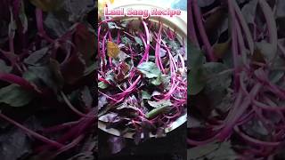 Bhagyashree favourite Laal Saag Recipe 😋trending food indiancuisine punjabireceipe biharisabji [upl. by Hakkeber]