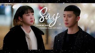 ❆Vietsub❆ Say  Yoon Mi Rae Itaewon Class OST P8 [upl. by Olfe123]