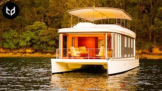 6 INCREDIBLE Houseboats  Homes on Water [upl. by Moser]