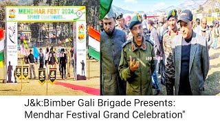 Mendhar Festival 2024 A Historic Event with GOC 25 Div  Organised by BG Bridge Indian Army [upl. by Carrissa]