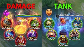 Bane Damage Build vs Bane Tank Build [upl. by Sirtimed]