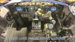 Robotic CoPilot Flies and Lands a Simulated Boeing 737 [upl. by Perce]