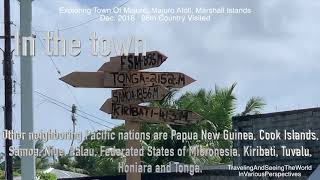 Exploring Town Of Majuro Atoll Marshall Islands Dec 2018 96th Country Visited [upl. by Francesco]