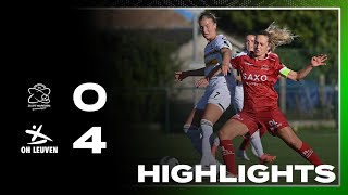 HIGHLIGHTS  LSL 2425  Zulte Waregem  OH Leuven Women [upl. by Ludeman]