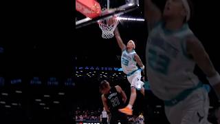 Tre Mann Jumps over Noah Clowney for a Monster Slam  Hornets VS Nets Game Highlights [upl. by Adyeren879]