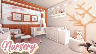 Bloxburg NURSERY  BABY ROOM  SPEEDBUILD  Roblox bloxburgbedroomideas [upl. by Dusa]