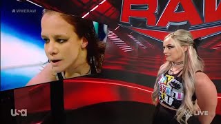 22 Becky Lynch vs Shayna Baszler  Liv Morgan Backstage Raw February 5 2024 [upl. by Yci310]