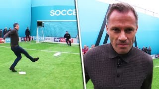 Carragher vs Graham  Penalties volleys freekicks amp crossbar challenge  Soccer AM Pro Am [upl. by Heidie689]