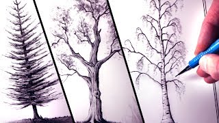 How to Draw Trees [upl. by Aneloj]