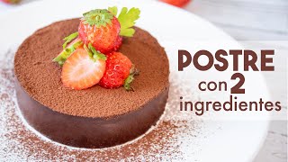 POSTRE con 2 INGREDIENTES Sin Horno 🍫  Postres Fáciles y Rápidos [upl. by Nitaj]